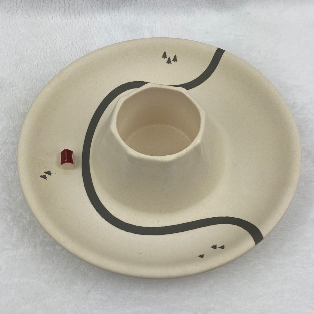 SuckUK London England Volcano Dip Party Bowl by Nick Lerwill 9”